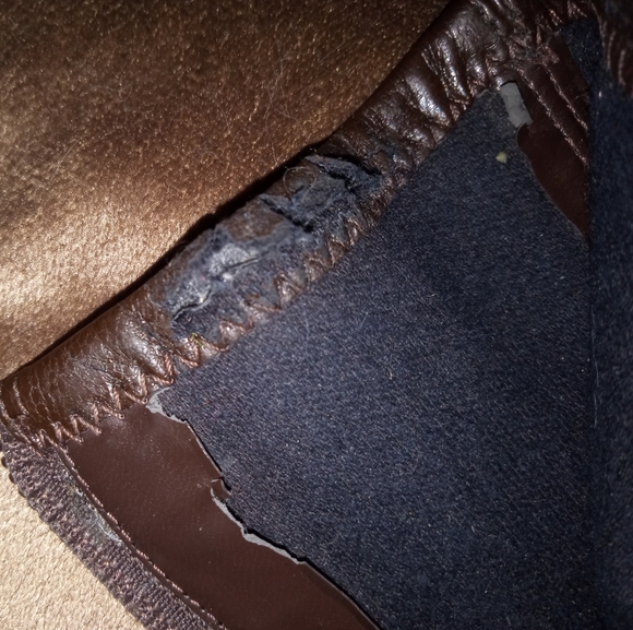 Enzo Angiolini Genuine Soft Leather Boots/ Vintage Brown Mid Calf Zipper Boots - Picture 15 of 15